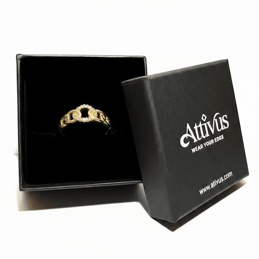 Aurora Infinity Link Ring - Image 3